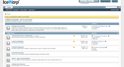 Desktop Screenshot of forum.icewarp.com