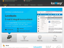 Tablet Screenshot of icewarp.hu
