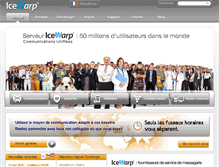 Tablet Screenshot of icewarp.fr